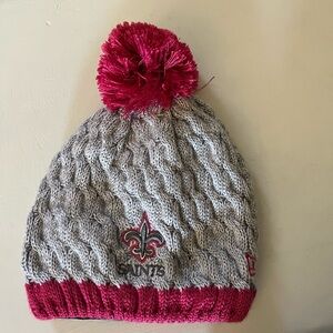 NFL Women’s NOLA Saints Breast Cancer awareness lined hat